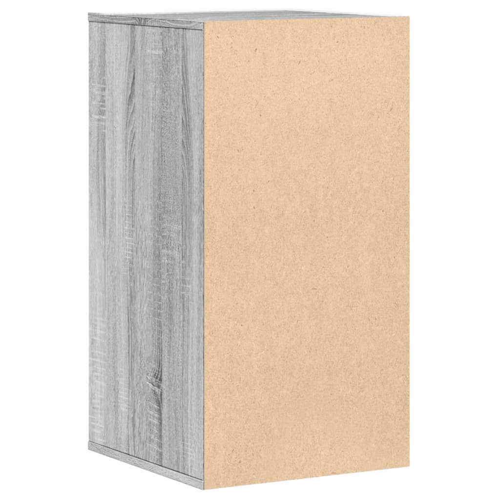 vidaXL Corner Chest of Drawers Grey Sonoma 40x41x76 cm Engineered Wood 6