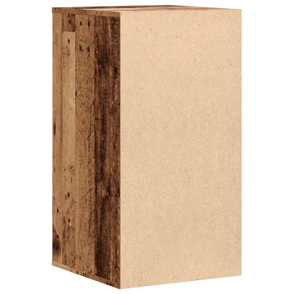 vidaXL Corner Chest of Drawers Old Wood 40x41x76 cm Engineered Wood 6