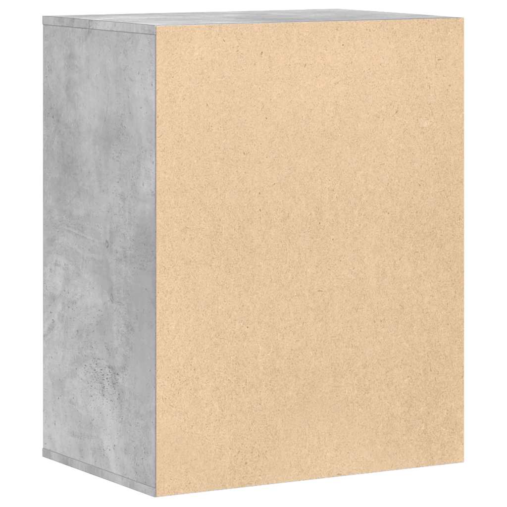 vidaXL Corner Chest of Drawers Concrete Grey 60x41x76 cm Engineered Wood 6