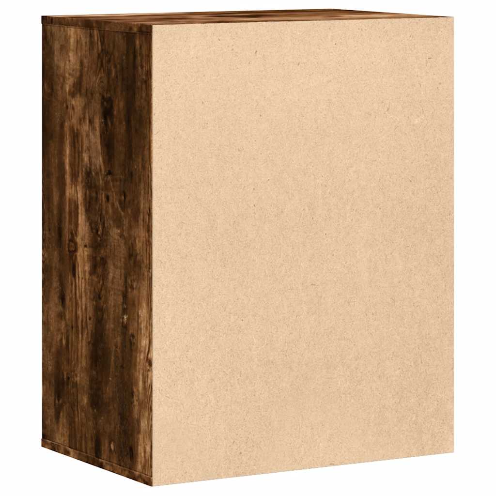 vidaXL Corner Chest of Drawers Smoked Oak 60x41x76 cm Engineered Wood 6