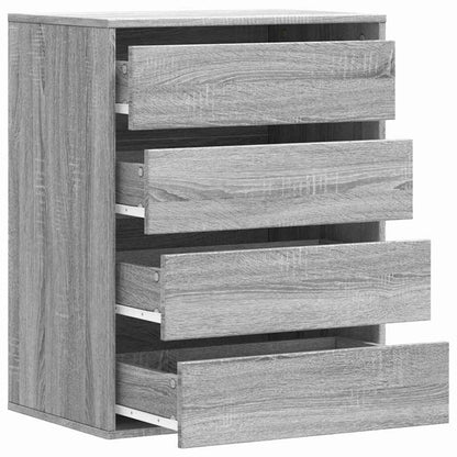 vidaXL Corner Chest of Drawers Grey Sonoma 60x41x76 cm Engineered Wood 5