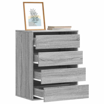vidaXL Corner Chest of Drawers Grey Sonoma 60x41x76 cm Engineered Wood 1