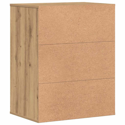 vidaXL Corner Chest of Drawers Artisian Oak 60x41x76 cm Engineered Wood 6