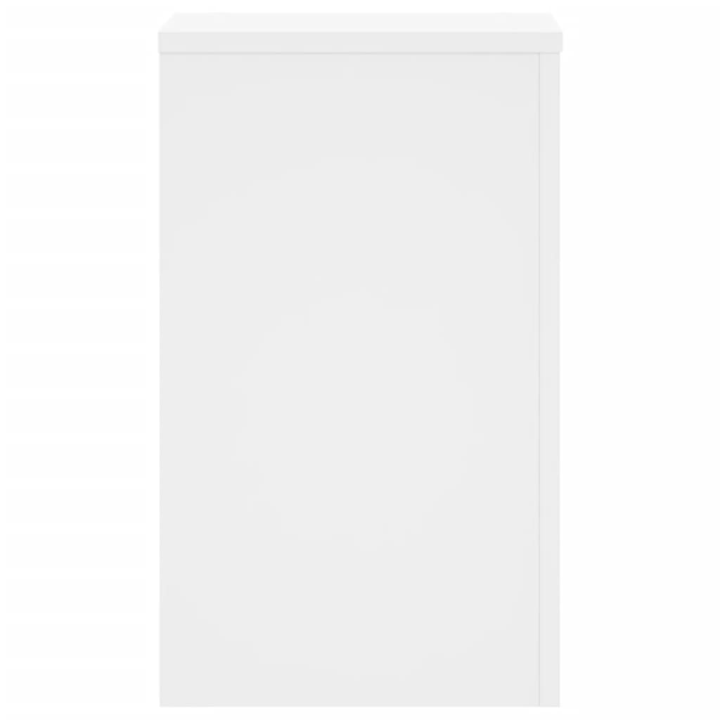 vidaXL Plant Stand 2 pcs White 30 x 30 x 50 cm Engineered Wood 4