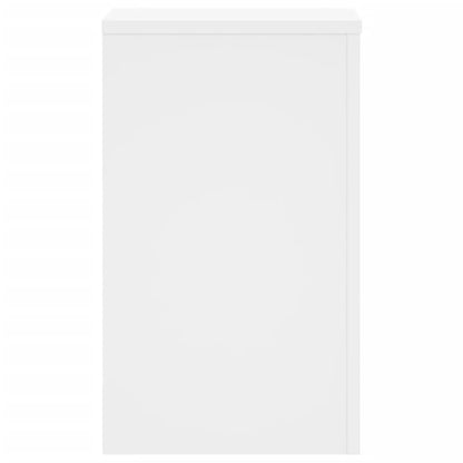 vidaXL Plant Stand 2 pcs White 30 x 30 x 50 cm Engineered Wood 4