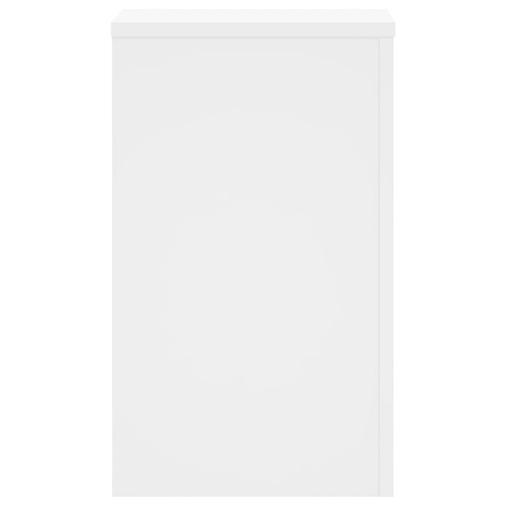 vidaXL Plant Stand 2 pcs White 30 x 30 x 50 cm Engineered Wood 6