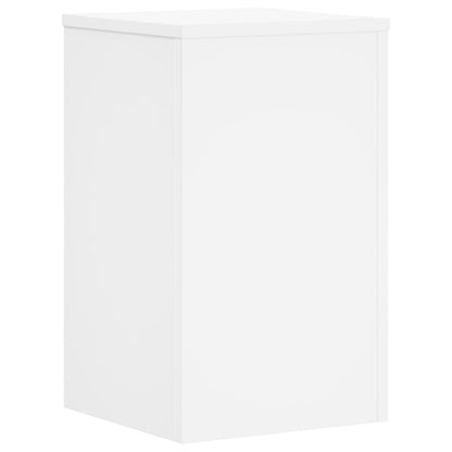 vidaXL Plant Stand 2 pcs White 30 x 30 x 50 cm Engineered Wood 5
