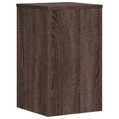 vidaXL Plant Stands 2 pcs Brown Oak 30x30x50 cm Engineered wood 3