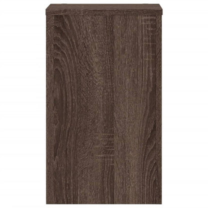 vidaXL Plant Stands 2 pcs Brown Oak 30x30x50 cm Engineered wood 4