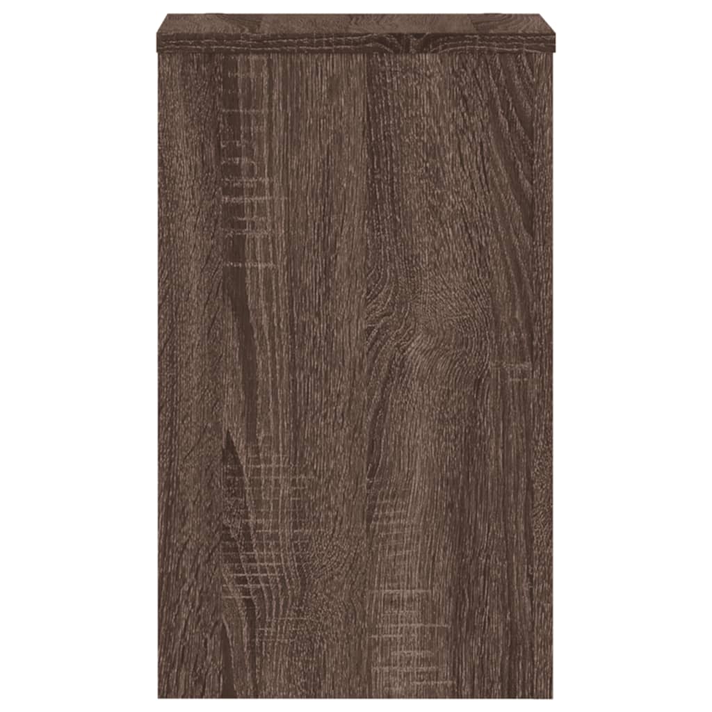 vidaXL Plant Stands 2 pcs Brown Oak 30x30x50 cm Engineered wood 6