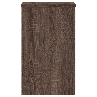 vidaXL Plant Stands 2 pcs Brown Oak 30x30x50 cm Engineered wood 6