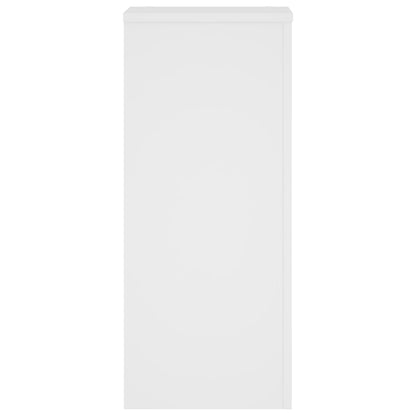 vidaXL Plant Stand 2 pcs White 30 x 30 x 70 cm Engineered Wood 4
