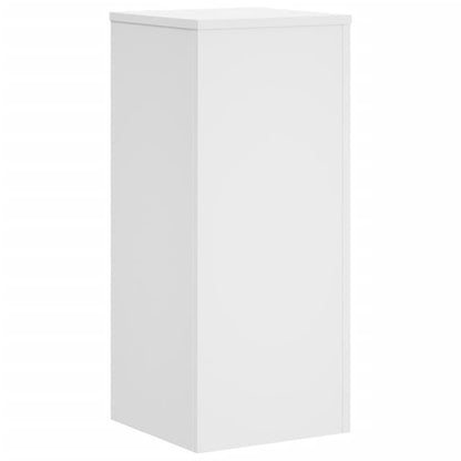 vidaXL Plant Stand 2 pcs White 30 x 30 x 70 cm Engineered Wood 5