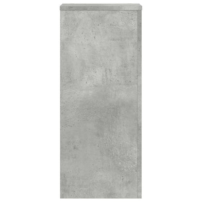 vidaXL Plant Stand 2 pcs Concrete Grey 30 x 30 x 70 cm Engineered Wood 6