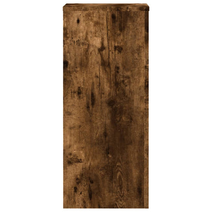 vidaXL Plant Stand 2 pcs Smoked Oak 30 x 30 x 70 cm Engineered Wood 4