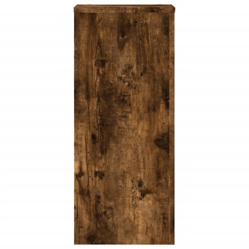 vidaXL Plant Stand 2 pcs Smoked Oak 30 x 30 x 70 cm Engineered Wood 6