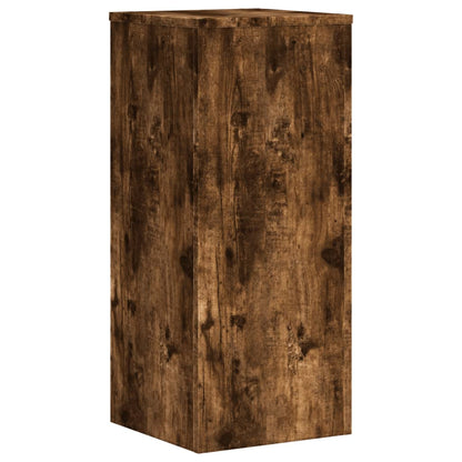 vidaXL Plant Stand 2 pcs Smoked Oak 30 x 30 x 70 cm Engineered Wood 5