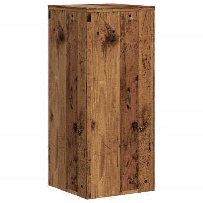vidaXL Plant Stand 2 pcs Old Wood 30 x 30 x 70 cm Engineered Wood 5