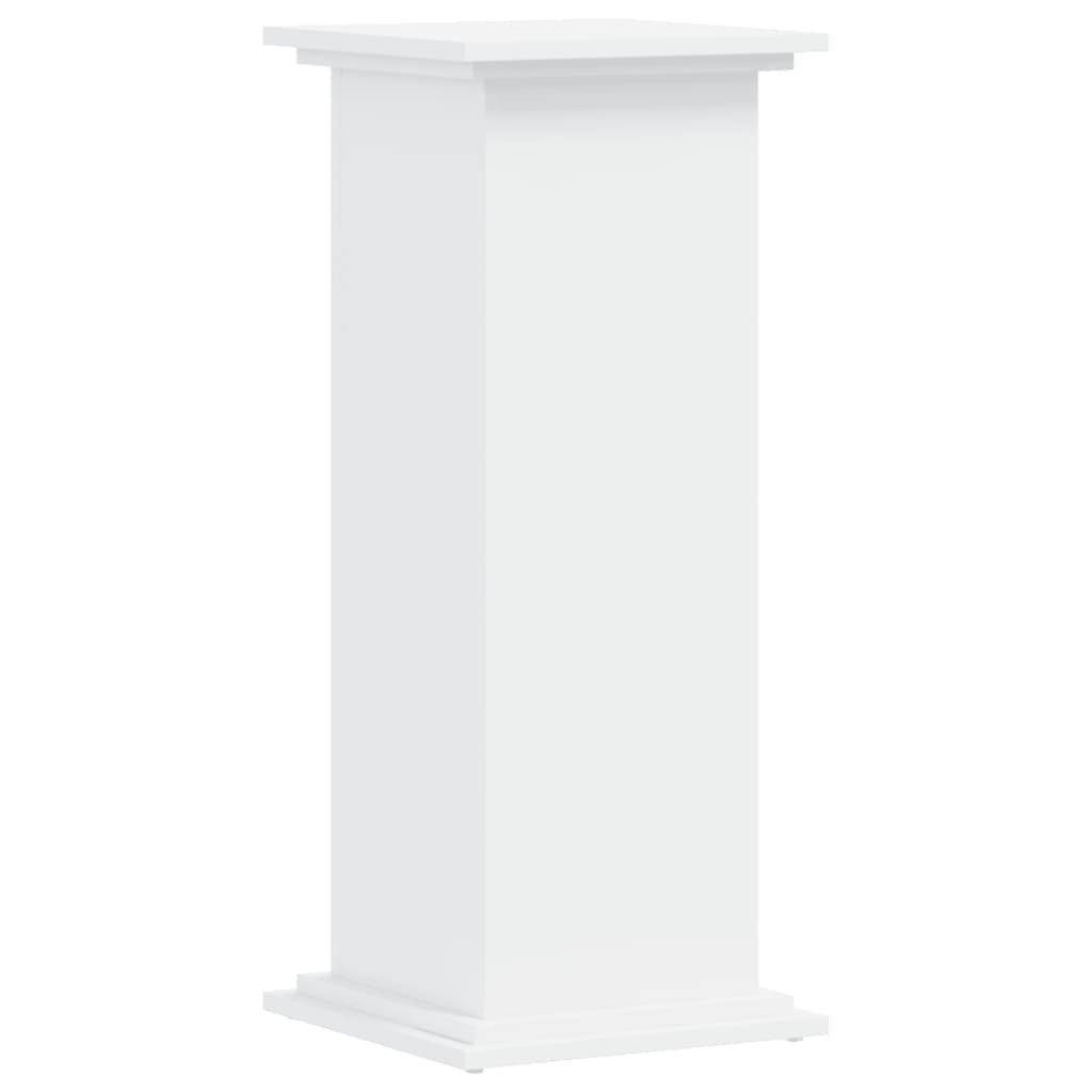 vidaXL Plant Stand White 33 x 33 x 80 cm Engineered wood 2