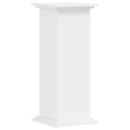 vidaXL Plant Stand White 33 x 33 x 80 cm Engineered wood 2
