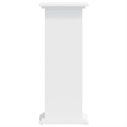 vidaXL Plant Stand White 33 x 33 x 80 cm Engineered wood 3
