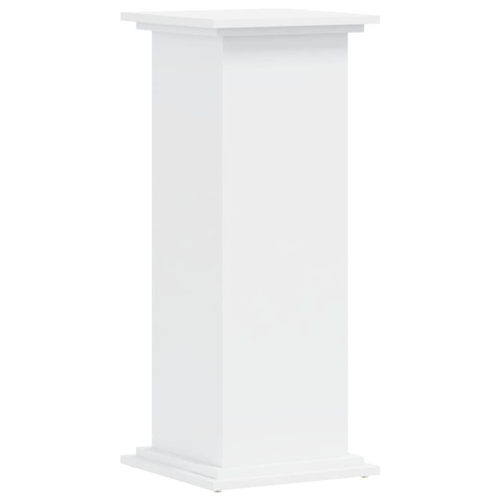 vidaXL Plant Stand White 33 x 33 x 80 cm Engineered wood 4