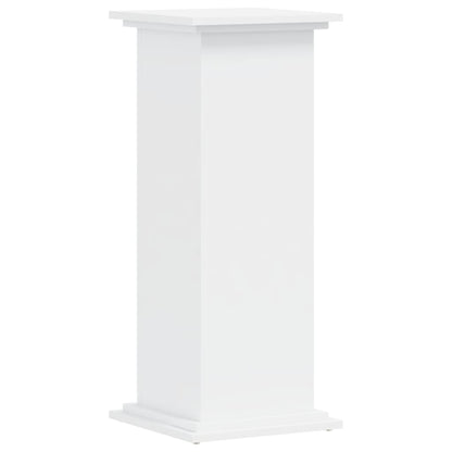 vidaXL Plant Stand White 33 x 33 x 80 cm Engineered wood 4
