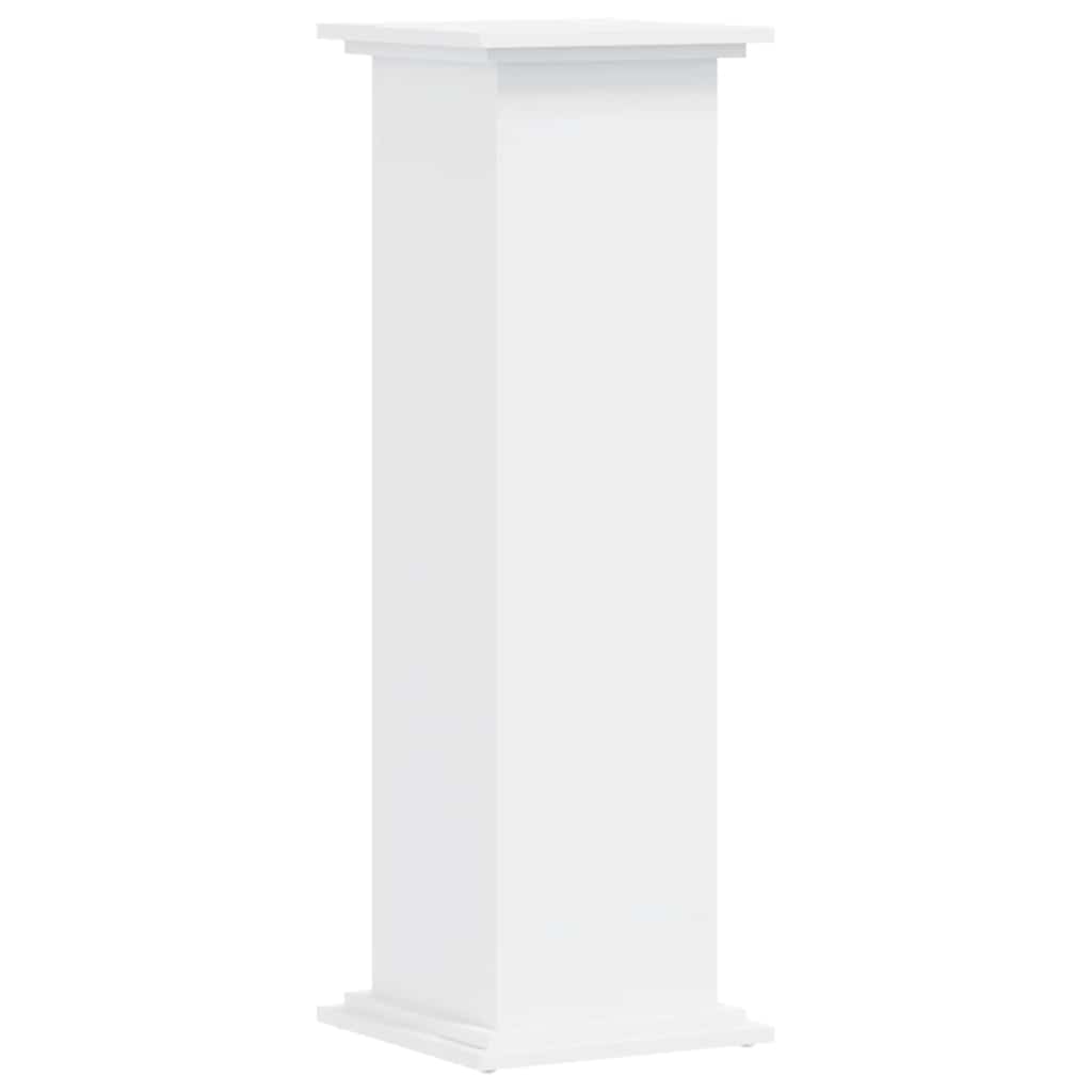vidaXL Plant Stand White 33 x 33 x 100 cm Engineered wood 2