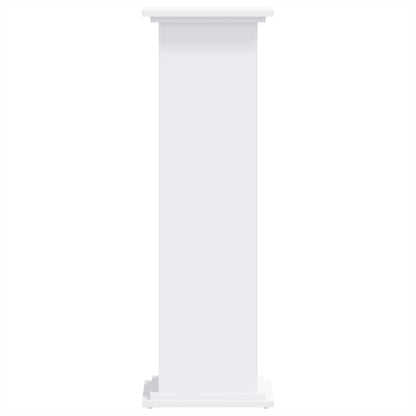 vidaXL Plant Stand White 33 x 33 x 100 cm Engineered wood 3