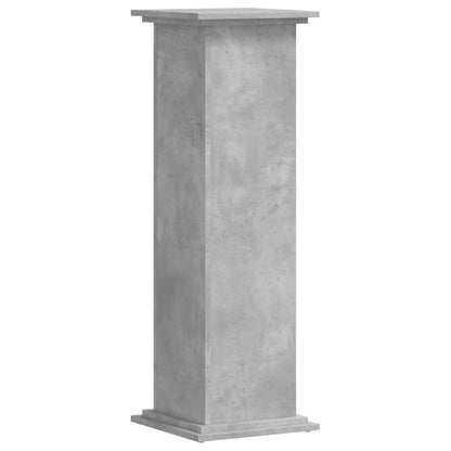 vidaXL Plant Stand Concrete Grey 33 x 33 x 100 cm Engineered wood 2