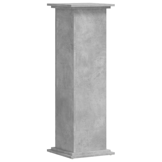 vidaXL Plant Stand Concrete Grey 33 x 33 x 100 cm Engineered wood 2