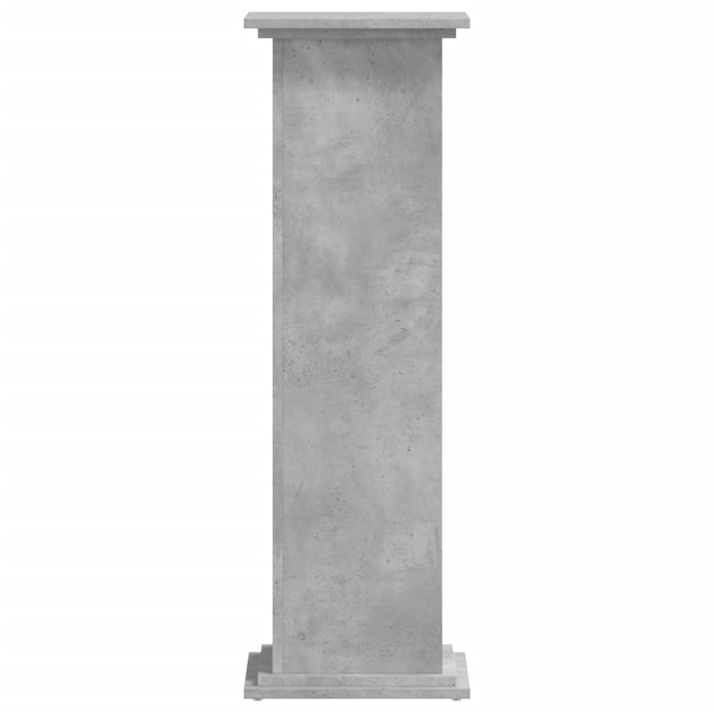 vidaXL Plant Stand Concrete Grey 33 x 33 x 100 cm Engineered wood 3