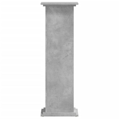 vidaXL Plant Stand Concrete Grey 33 x 33 x 100 cm Engineered wood 3