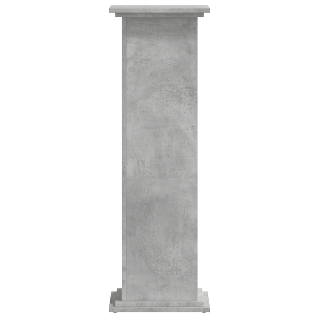 vidaXL Plant Stand Concrete Grey 33 x 33 x 100 cm Engineered wood 5