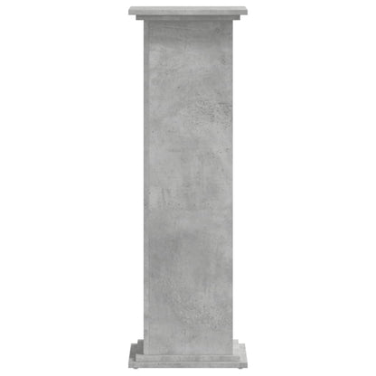 vidaXL Plant Stand Concrete Grey 33 x 33 x 100 cm Engineered wood 5