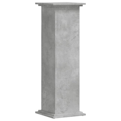 vidaXL Plant Stand Concrete Grey 33 x 33 x 100 cm Engineered wood 4