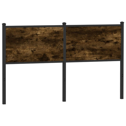 vidaXL Replace Headboard Smoked Oak 140 cm Engineered Wood and Steel 5