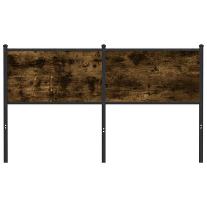 vidaXL Replace Headboard Smoked Oak 150 cm Engineered Wood and Steel 3
