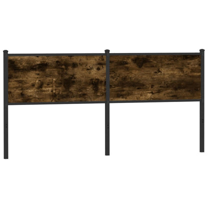 vidaXL Replace Headboard Smoked Oak 180 cm Engineered Wood and Steel 1