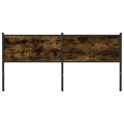 vidaXL Replace Headboard Smoked Oak 180 cm Engineered Wood and Steel 3