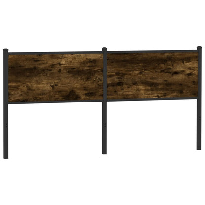 vidaXL Replace Headboard Smoked Oak 180 cm Engineered Wood and Steel 5