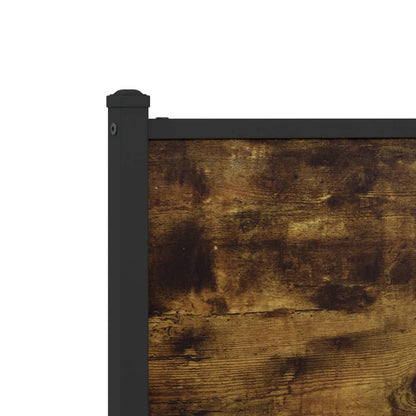 vidaXL Replace Headboard Smoked Oak 180 cm Engineered Wood and Steel 6