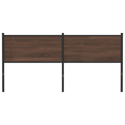 vidaXL Replace Headboard Brown Oak 160 cm Engineered Wood and Steel 3