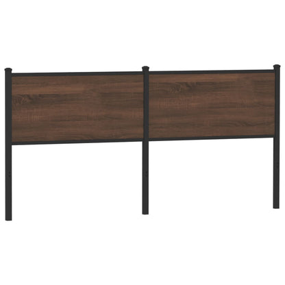 vidaXL Replace Headboard Brown Oak 180 cm Engineered Wood and Steel 5