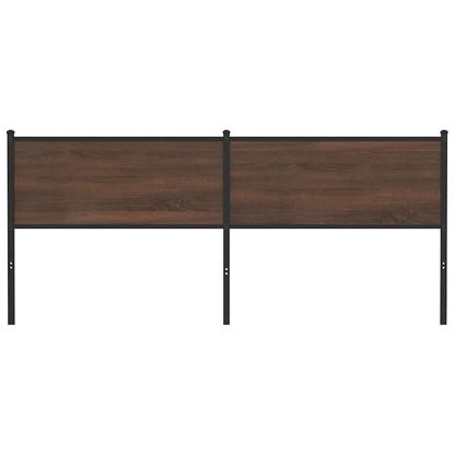 vidaXL Replace Headboard Brown Oak 190 cm Engineered Wood and Steel 3