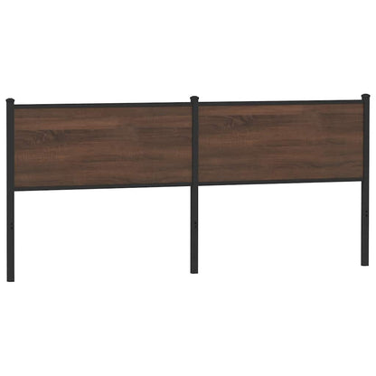 vidaXL Replace Headboard Brown Oak 190 cm Engineered Wood and Steel 5