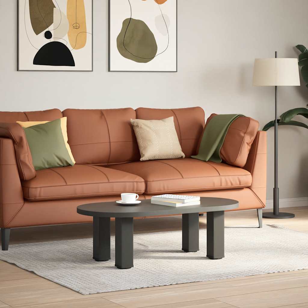 vidaXL Coffee Table Legs 4 pcs Anthracite 42-44 cm Steel 3