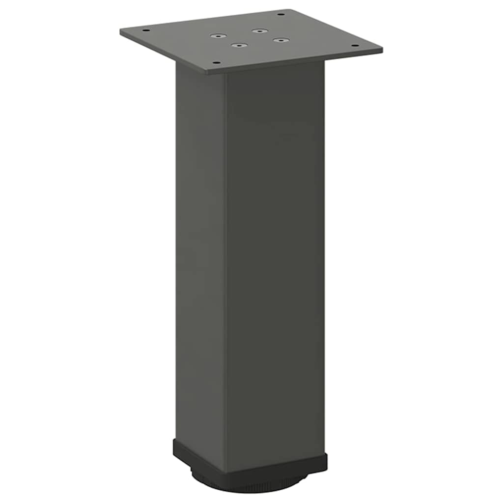 vidaXL Coffee Table Legs 4 pcs Anthracite 42-44 cm Steel 4
