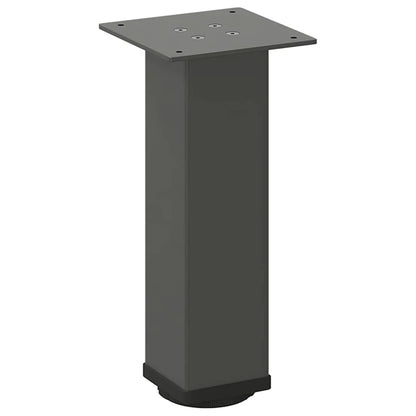 vidaXL Coffee Table Legs 4 pcs Anthracite 42-44 cm Steel 4