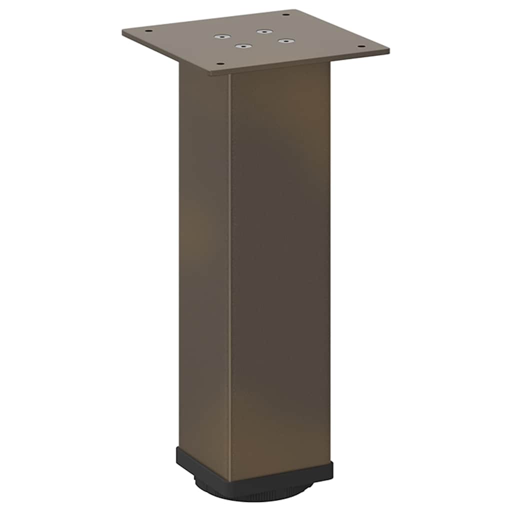 vidaXL Coffee Table Legs 4 pcs Natural Steel 42-44 cm Steel 4